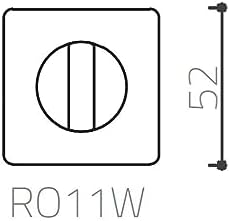 Alternative view of Wc Açarlı Rozet Antik Renk