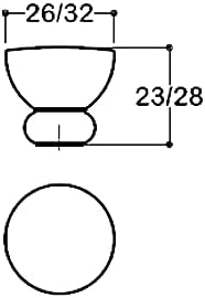 siyah renkli 32 mm tek delikli Kulp
