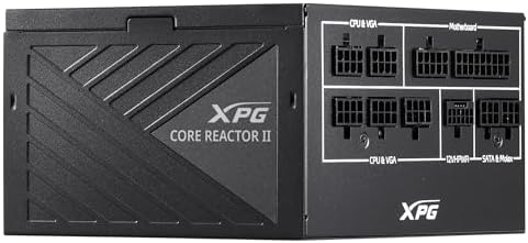 Alternative view of XPG Core Reactor II 1200W 80+ Power (COREREACTORII1200G-BKCEU)