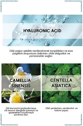 Acqua Perfection Ultra Yoğun Nemlendirme ve Dolgunlaştırıcı Etkili, Kırışık Karşıtı Hyaluronic Serum (Ultra%3 Hyaluronic Acid) 30ml, Yenileyici Etki, Tüm Ciltlere Uygun
