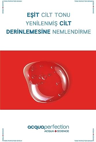 Alternative view of Acqua Perfection 10% AHA + 2% BHA Yenileyici & Canlandırıcı ve Cilt Tonu Eşitleyici Kırmızı Exfoliating Peeling Serum (Gözenek ve Ölü Hücre Temizleyici Etkili) 30ml, Cilt Pürüzsüzleştirici Etki
