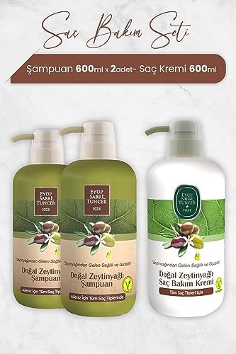 Alternative view of Zeytinyağlı Şampuan 600 ml x 2 Adet ve Saç Kremi