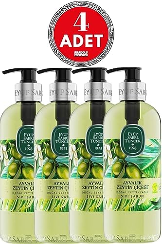 Ayvalık Zeytin Çiçeği Sıvı Sabun 500 ml x 4 Adet