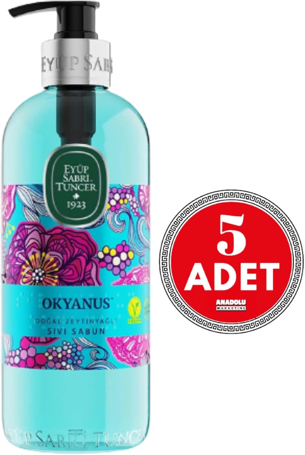 Alternative view of Doğal Zeytinyağlı Sıvı Sabun Okyanus 500 ml x 5 Adet