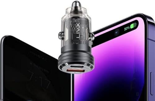 Transparent 45W PD/QC Mini Araç şarj Cihazı ve 1 metre Hızlı Şarj Ve Data Kablosu L35 - TCT-01