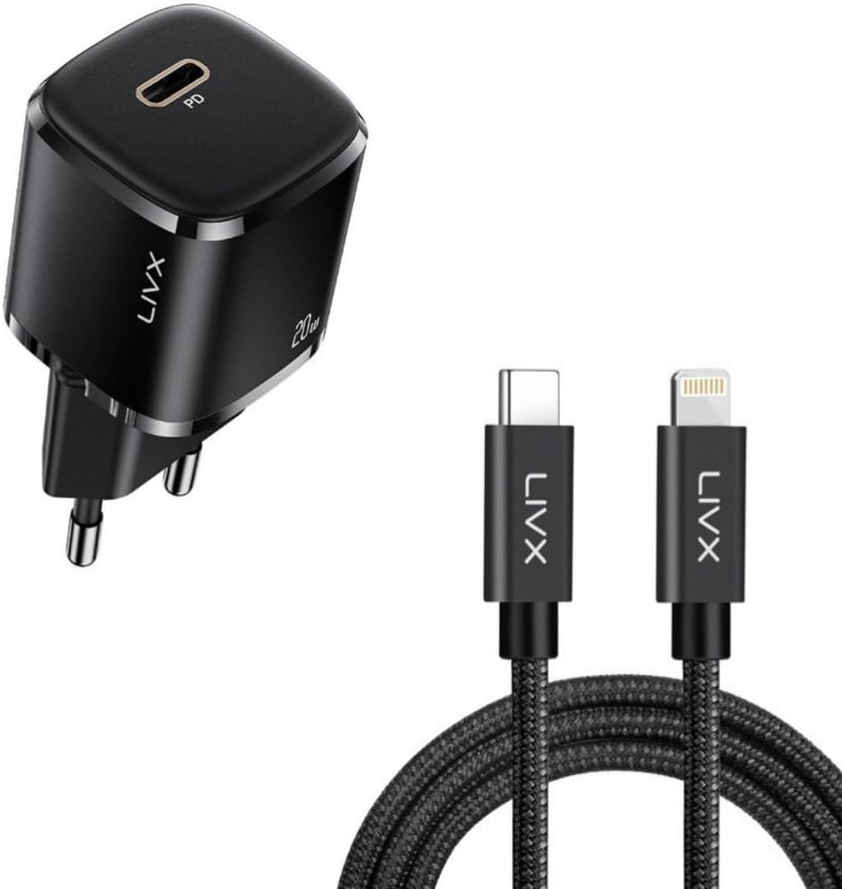 20W USB-C Mini PD Hızlı Şarj Cihazı Güç Adaptörü ve 1 metre şarj kablosu L23 - BLT-00