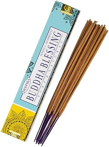 Alternative view of Deepika Masala Agarbatti || Pure & Natural Incense Tütsü Çubukları || (Buddha Blessing)