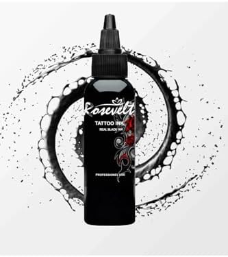 ROSEVELT DÖVME BOYASI 1 OZ 30 ML (SİYAH ÇİZGİSEL)
