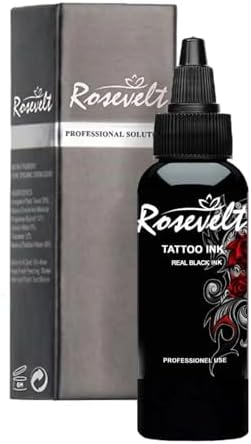 Alternative view of ROSEVELT DÖVME BOYASI 1 OZ 30 ML (SİYAH ÇİZGİSEL)