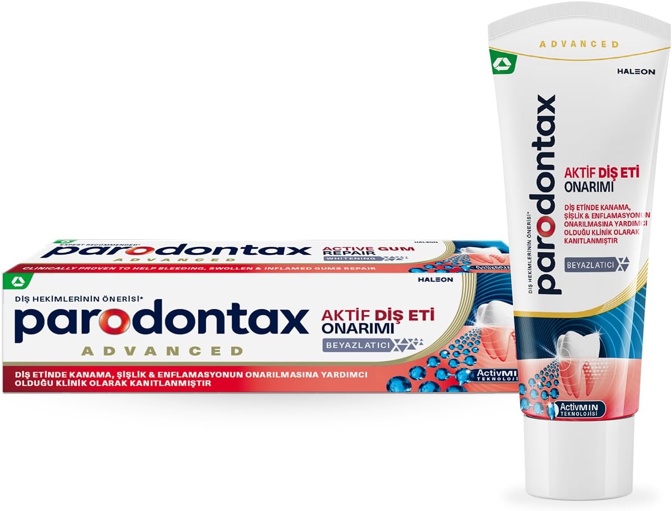Alternative view of Parodontax Aktif Diş Eti Onarımı Beyazlatıcı Diş Macunu 75 ml