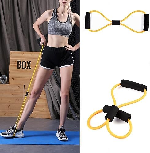 -8 Şeklinde Direnç Bandı Yoga Plates Ve Vücut Geliştirme Egzersiz