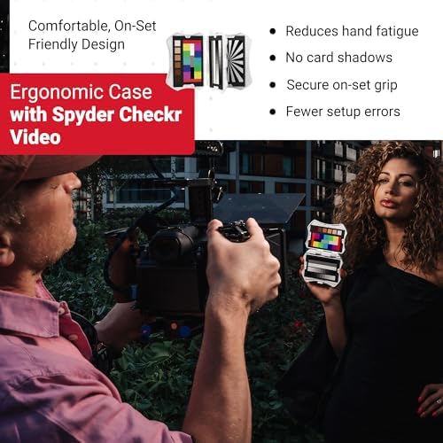 Datacolor Spyder Checkr Video - Hassas Renk ve Pozlama için Bir Bakışta Daha Fazla Renk Bilgisi için Videonun Nasıl İşlendiğinden yararlanan Patent Bekleyen Renk Desen Kartlı Video Renk Aracı.