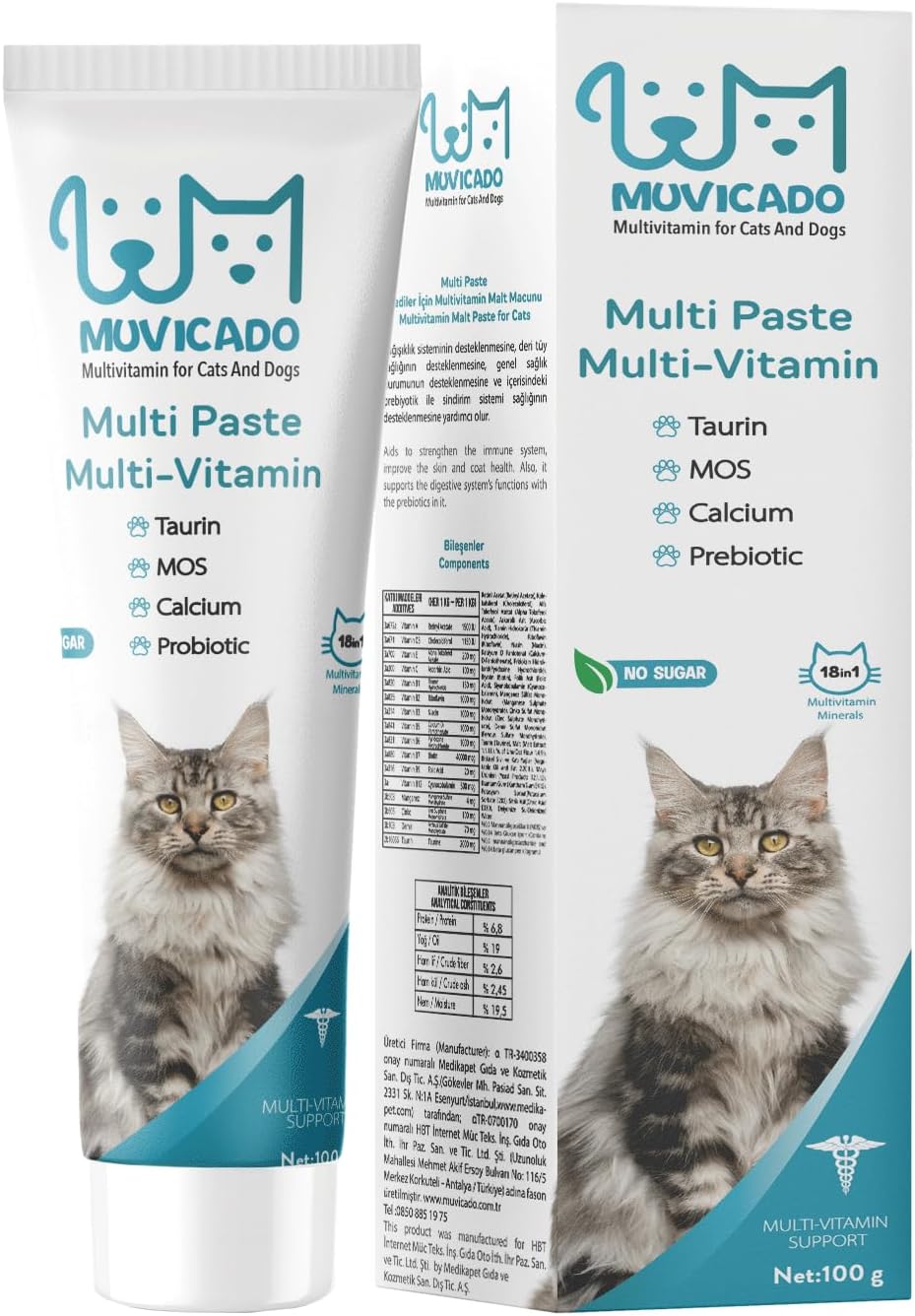 Muvicado Kedi Multivitamin Malt Macunu