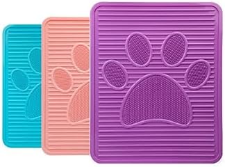 Pati Desenli Çok Renkli Evcil Hayvan Tuvalet Paspası Kedi Köpek Tuvalet Paspası 51,5 x 42,5 cm 1450