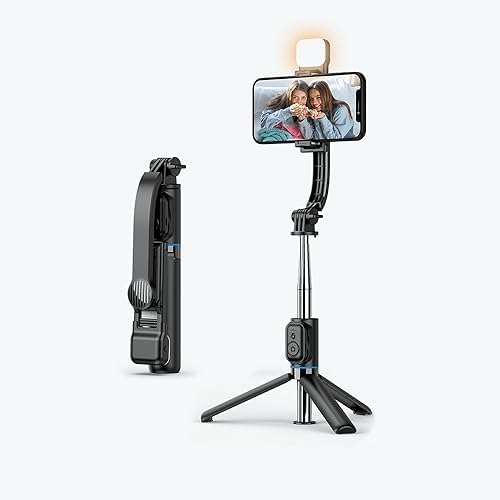 Alternative view of C01s Çok Amaçlı Işıklı Selfie Çubuğu Masa Üstü Kumandalı Selfie Dolgu Işığı Dahil 107 Cm