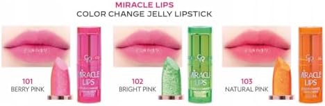 Miracle Lips Jelly Lipstick No: 101 Pink - Renk Değiştiren Ruj
