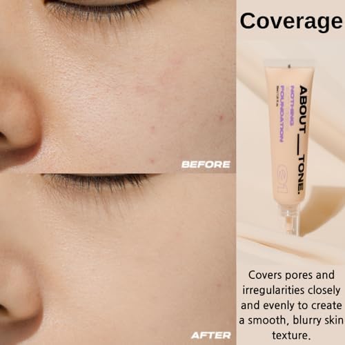 ABOUT TONE Doğal Yarı Mat Görünümlü Fondoten But Nude Foundation