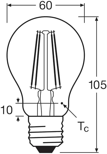Alternative view of LED FLAMENT 7.5W KIRIK BEYAZ IŞIK E27