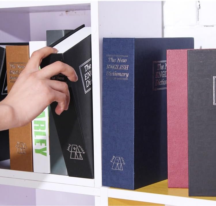 Alternative view of 24cm XL Büyük Boy Kitap Şeklinde Gizli Kasa Şifreli Kilitli Sözlük Para Mücevher Kasası