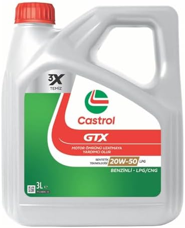 Alternative view of Castrol GTX LPG 20W-50 3 Litre Motor Yağı