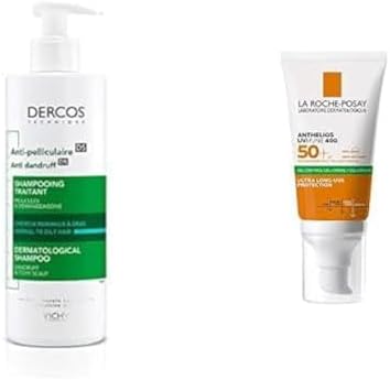 Alternative view of Uzman Cilt ve Saç Bakım Seti: Anthelios Yüz Güneş Kremi 50 ml + Dercos Kepek Karşıtı Şampuan 390 ml