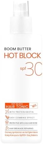 BOOM BUTTER Isıl İşlem ve Güneş Koruyucu Hot Block SPF 30+ Saç Toniği 150ML