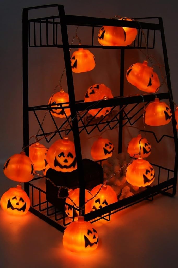 Alternative view of Bayramı Halloween Pilli Balkabağı Led 12 li