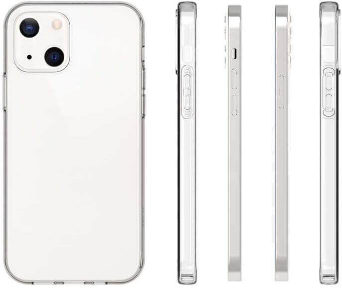 15 İle Uyumlu Yüksek Kalite Silikon Kılıf Süper Şeffaf ve pürüzsüz yüzeyli Silikon Kapak Şeffaf (İphone 15)
