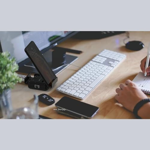 Alternative view of 5-in-1 USB-C Hub ve Çoklayıcı | Ethernet, HDMI ve 60W PD | MacBook ve USB-C Laptoplar için Profesyonel Hub Siyah