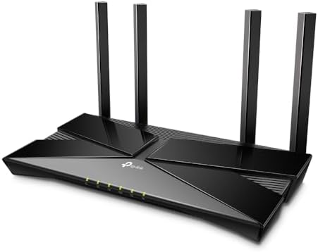 Archer VX1800v, AX1800 Mbps Çift Bantlı Fiber Destekli Wi-Fi 6 VDSL/ADSL Modem Router, 4 Gigabit LAN Portları + 1 USB 2.0 Port, MU-MIMO, Super VDSL, Uygulaması ile Kolay Kurulum