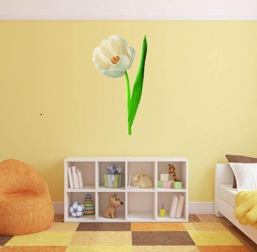 Alternative view of DUVAR SÜSÜ (STİCKER) 2 ADET ÇİÇEKLİ ŞEFFAF FİLMLİ PVC 70X50X0,5CM