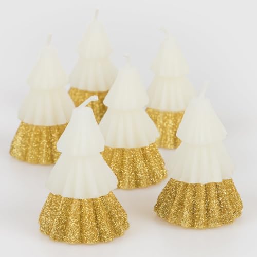 Alternative view of - Ivory Mini Tree Candles - Krem Mini Ağaç Mumlar (6'lı)