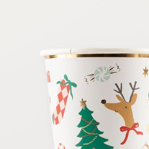 - Jolly Christmas Cups - Yeni Yıl Bardaklar (8'li)