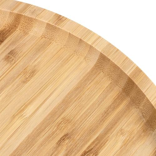 Bambu Lüx Yuvarlak Servis 25 * 25cm, Sunumluk & Çerezlik Sunum Tabağı