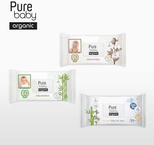 Pure Baby Organik Pamuklu Islak Havlu 1×90 (90 Yaprak)