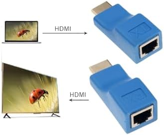 Alternative view of 4971 Hdmi Rj45 Cat5 6 Extender Uzatıcı Uzatma Aparatı Adaptör