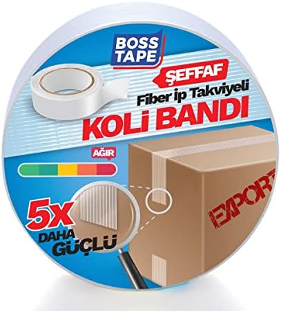 İp Takviyeli Çok Güçlü Koli Bandı En:45mm Boy:25mt