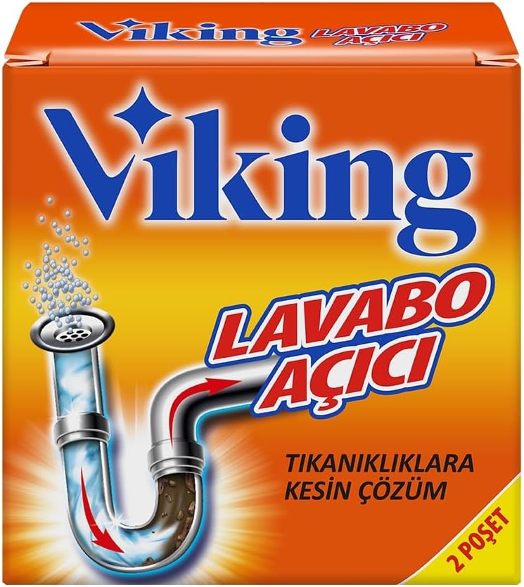 Lavabo Açıcı Granül Tıkanıklık Giderici 2 x 50 gr