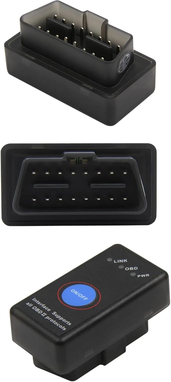 Alternative view of ON/OFF V1.5 PIC18F25K80 CHIP OBD2 Bluetooth 4.0 Tarayıcı
