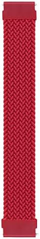 Alternative view of Venu 3 için Kordon, (Medium Size, 155mm) Braided Solo Loop Band [Venu 3 ile Uyumlu Kordon - Kırmızı]
