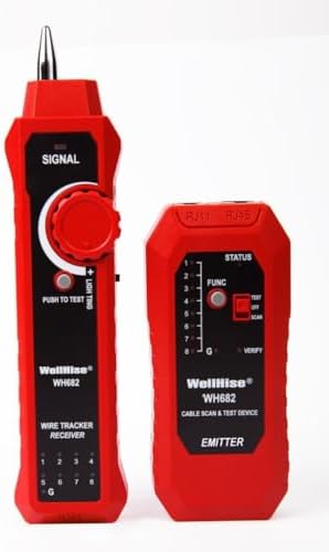 WH682 Kablo Bulucu Kablo Test Cihazı BiliBili Wire Tracker Çantalı