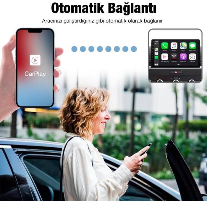 Alternative view of Araç İçi İphone Cihazlar İçin Kablosuz CAR PLAY Adaptörü, Çevirici