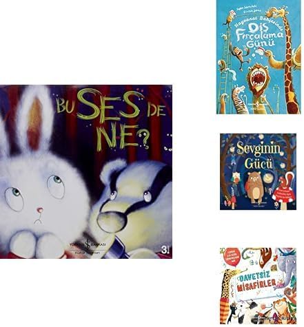 Bu Ses de Ne?,Hayvanat Bahçesinde Diş Fırçalama Günü,Sevginin Gücü,Davetsiz Misafirler-4 Kitap Set