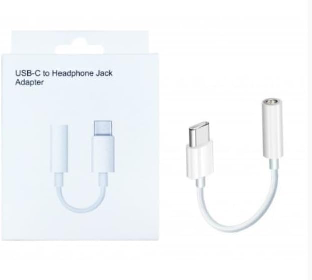 Alternative view of Type C to 3.5mm Kulaklık Adaptörü için Type C to 3.5mm DAC Çipli Dijital Dönüştürücü Kulaklık Adaptörü Galaxy S22 S21 S20 S10 iPad Pro Uyumlu