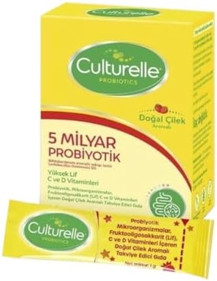 Probiotics Doğal Çilek Aromalı 5 Milyar Probiyotik 30 Saşe