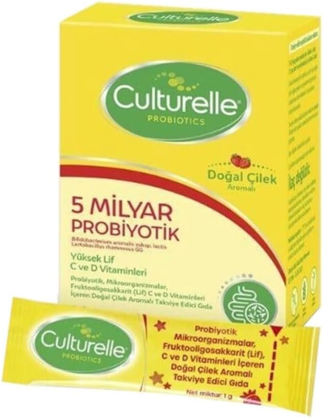 Alternative view of Probiotics Doğal Çilek Aromalı 5 Milyar Probiyotik 30 Saşe