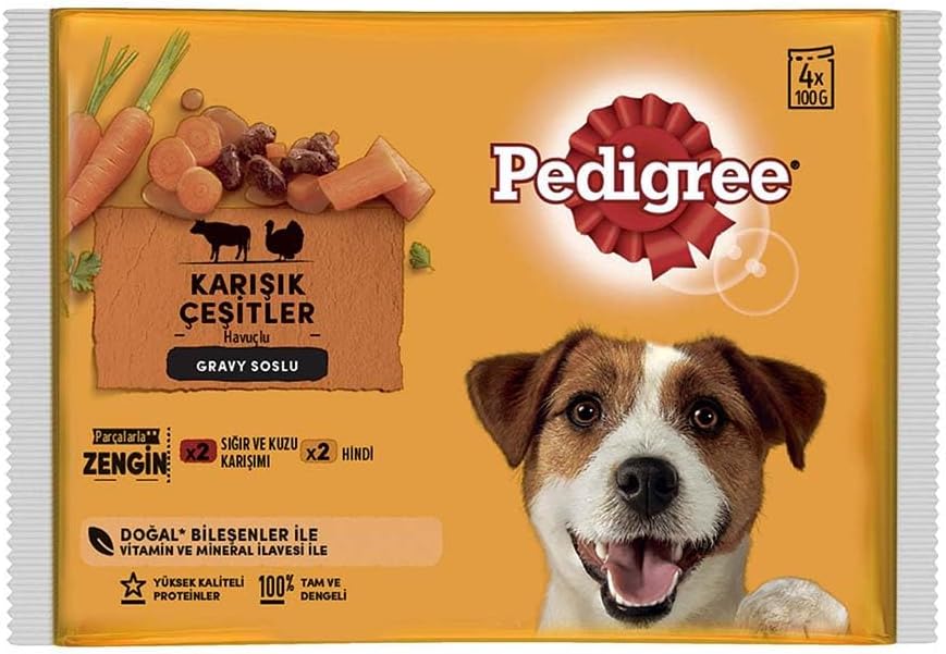 Alternative view of Pedigree Etli Seçenekleri 4'lü Poşet Paket Yaş Mama 400 Gram