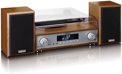 Alternative view of MC-160 WD PİKAP Hİ-Fİ STEREO SETİ BLUETOOTHLU DAB+ FM RADYO USBLİ MP3 KAYIT ÖZELLİKLİ MÜZİK SETİ PLAKÇALAR AHŞAP