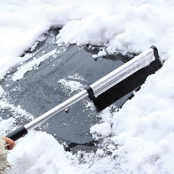 65CM 2İN1 Buz Kazıyıcı Ve Kar Temizleme Fırçası Don Temizleme Fırcası Araç Buz Kazıyıcı