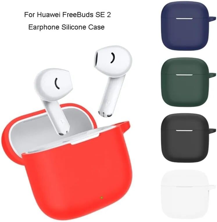 Alternative view of FreeBuds SE 2 İle Uyumlu yumuşak kapak darbeye Karşı Koruma yıkanabilir konut Anti toz Kılıfı (haki)